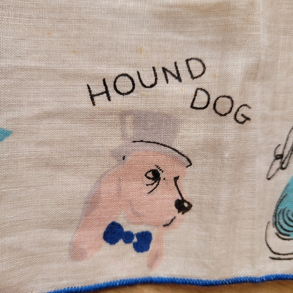 Vintage Elvis Hankie ~ 1956 Elvis Presley Enterprises Handkerchief ~ HTF ~ Nice! - Picture 7 of 11